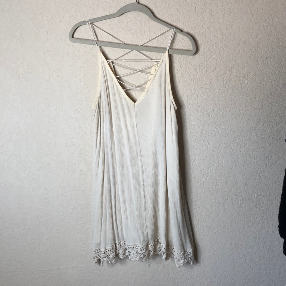 Cream colored dress